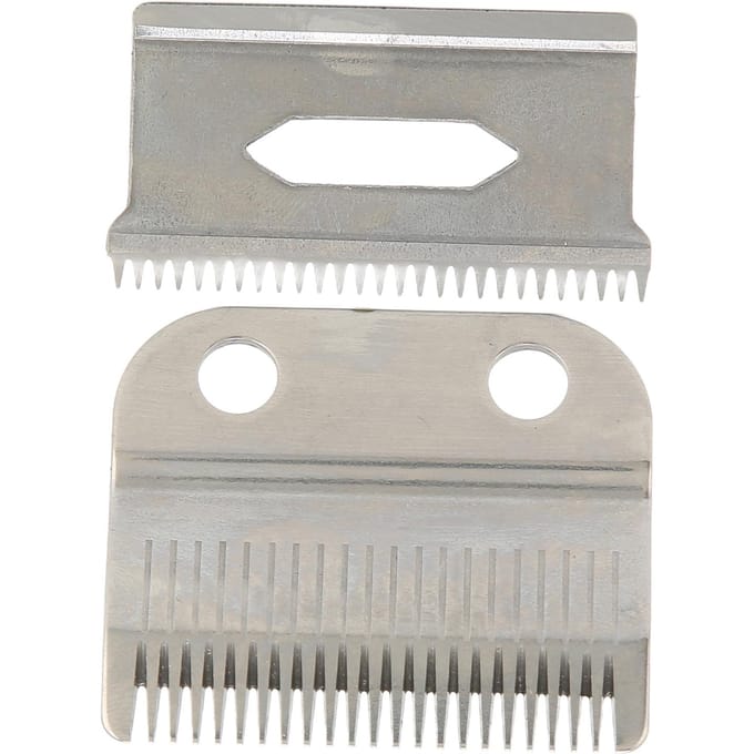 2 pièces Lames de tondeuse Coupe incisive Efficace Étanche Pas de dent raisonnable Facilement remplaçable Accessoires de tondeuse gray