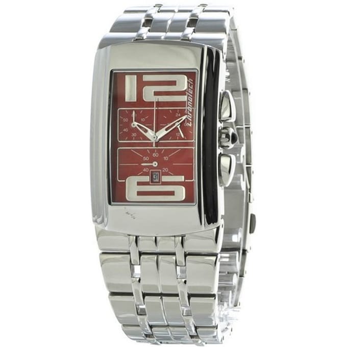 Montre CHRONOTECH CT7018B-05M. Quartz, Couleur rouge. Unisexe.