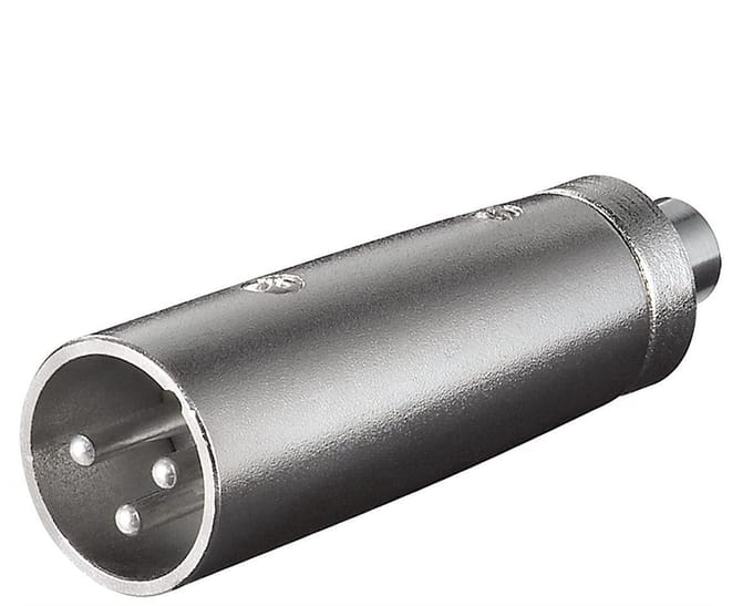 Goobay Adapter XLR mannelijk - Tulp mono vrouwelijk