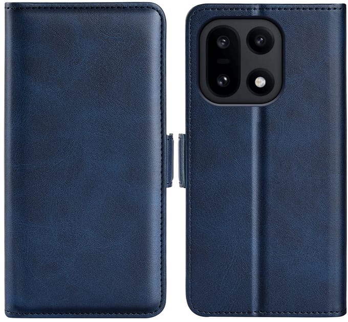 MobyDefend Hoesje - Geschikt voor OnePlus 15 - Luxe Wallet Book Case (Sluiting Zijkant) - Blauw