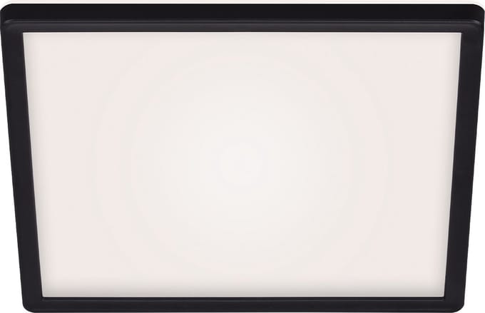 BRILONER SLIM - LED Plafonniére - plafondlamp - 4000K - 18W - wit-zwart