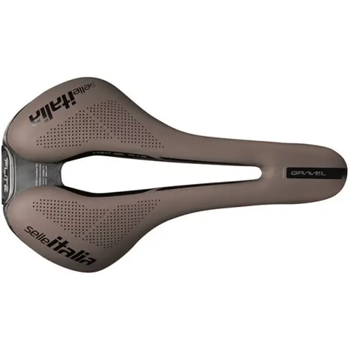 Selle Italia Flite Boost Gravel Superflow Ti 316 Zadel Bruin 145 mm