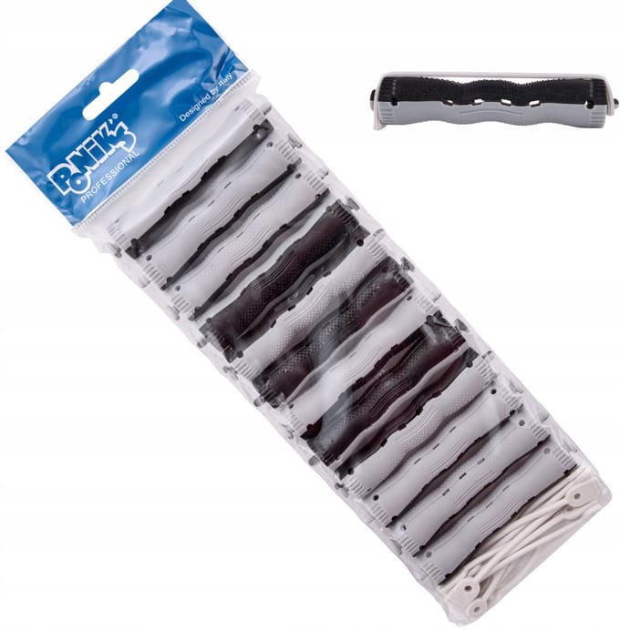 Poniks Dikke Haarrollers voor Permanente Krullen - Sinusvormig - 16mm 12st
