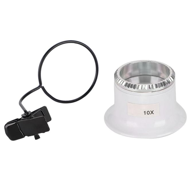 10X Clip-on Horloge Vergrootglazen Reparatie Vergrootglas Loep Sieraden Gereedschap