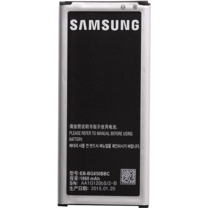 Batterij Samsung EBBG850BB Li-on G850F Galaxy Alpha 1860 mAh