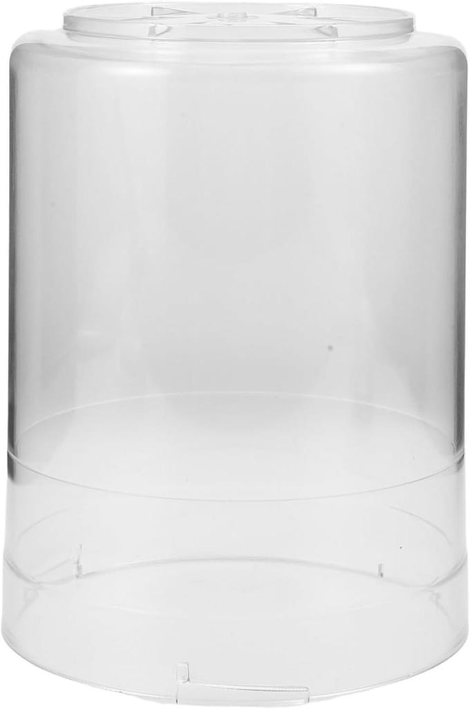 Water Cup - Vervangende Fles - Haar Stomen - Hittebestendig Plastic - 14 x 11 x 11 cm - Transparant