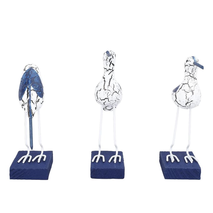 Zeemeeuw Figuur Composiethout IJzer Levendig Exquise Zeemeeuw Zeevogel Standbeeld voor Desktop Decoratie gray