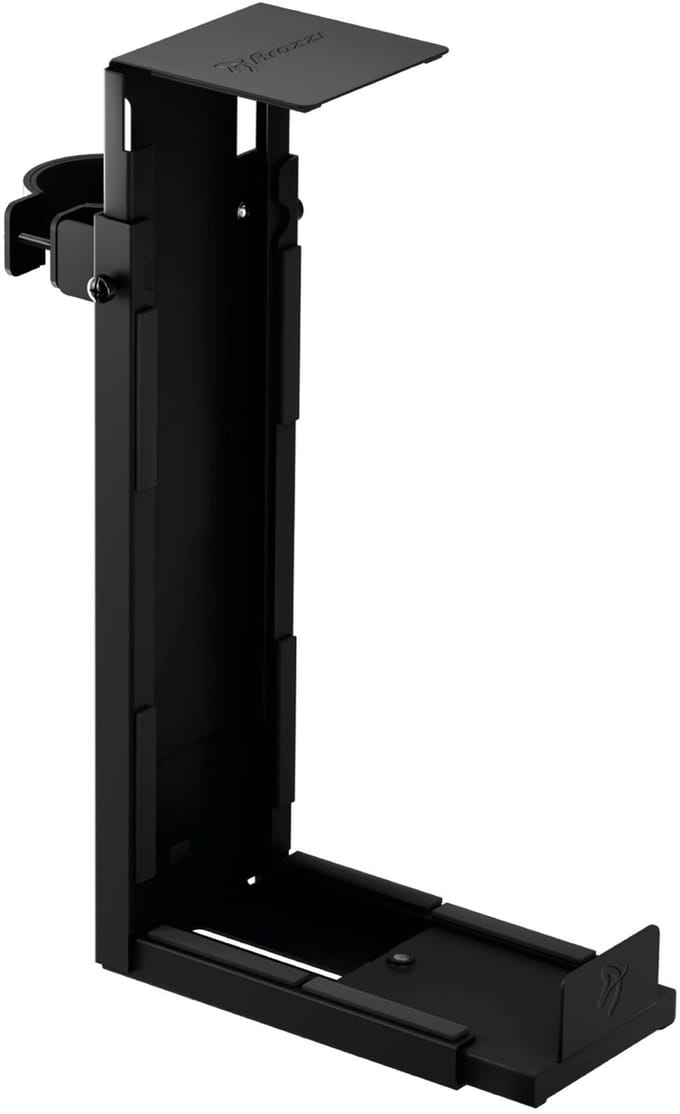 Arozzi Arena PC Houder - Voor Ronde Bureaupoten Ø 6-8 cm - Zwart