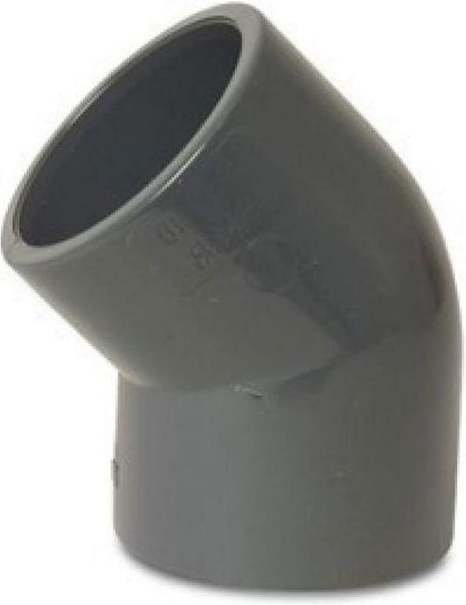 Cepex PVC knie 45 graden 50 mm x 50 mm