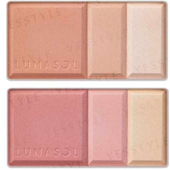 Kanebo - Lunasol Coloring Soft Cheeks 01 Beige Red - Refill