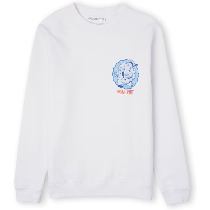Ghostbusters Mini Puft Unisex Sweatshirt - White - S