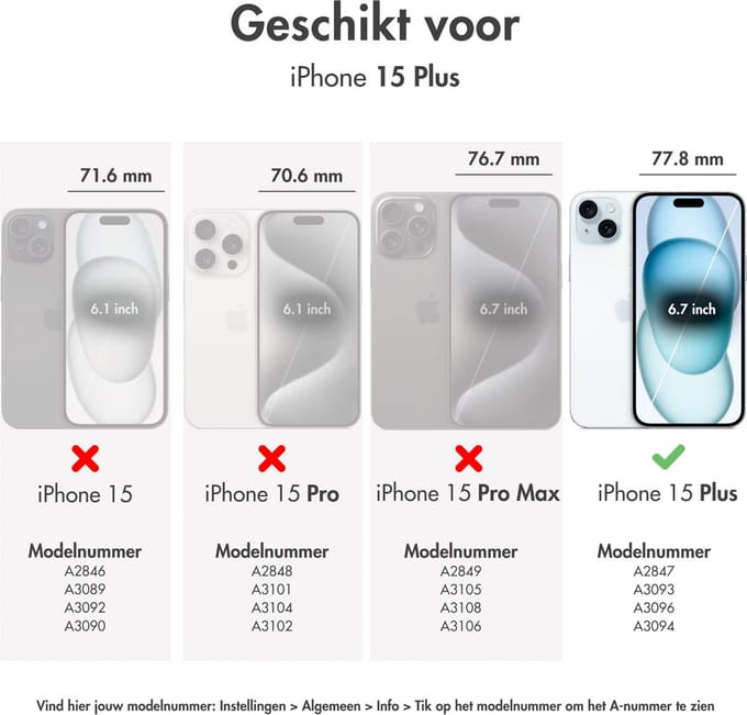 OtterBox Symmetry Case - Geschikt voor Apple iPhone 15 - Transparant/Glitter