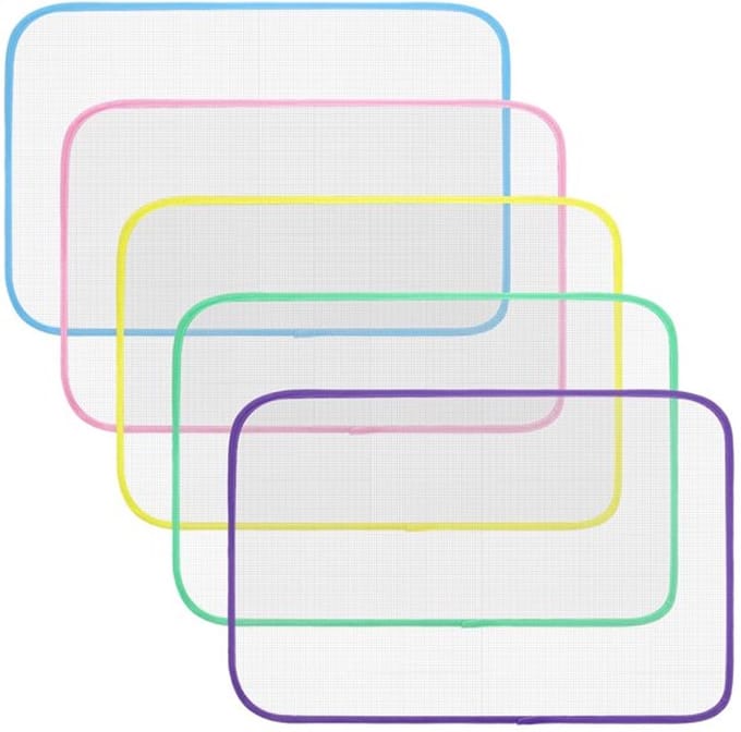 Dailygoods- Strijkdoek 60×40 cm - Polyester - 5 Stuks