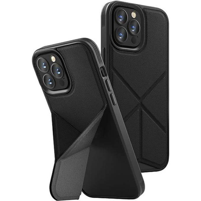 UNIQ Transforma Back Cover hoesje met MagSafe voor Apple iPhone 13 Pro - Zwart