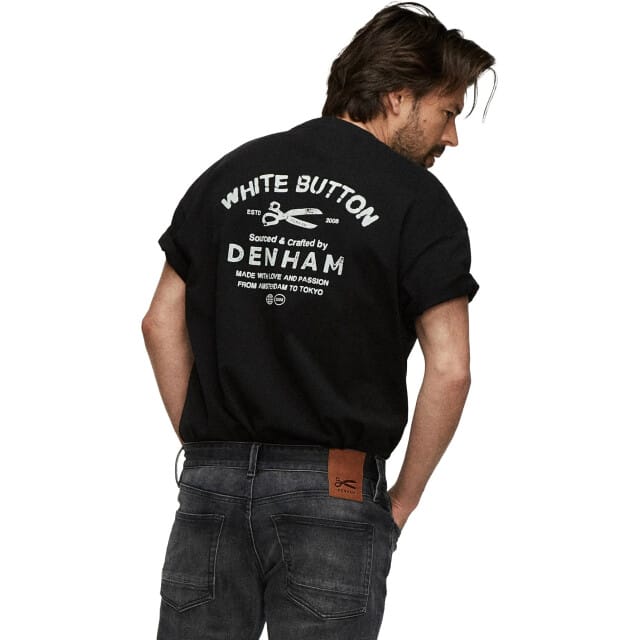 Denham Stencil ss tee