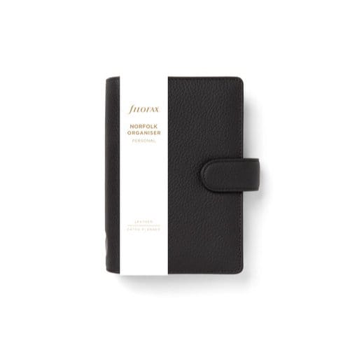 Filofax norfolk organiser, formaat personal, kleur espresso