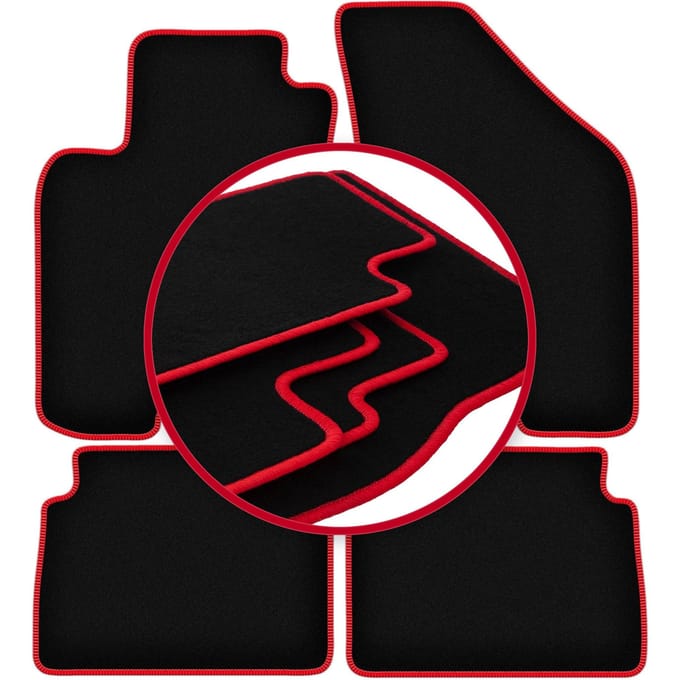 CARLUX-RED automatten voor: Chevrolet Lacetti hatchback, sedan (2003-2012)