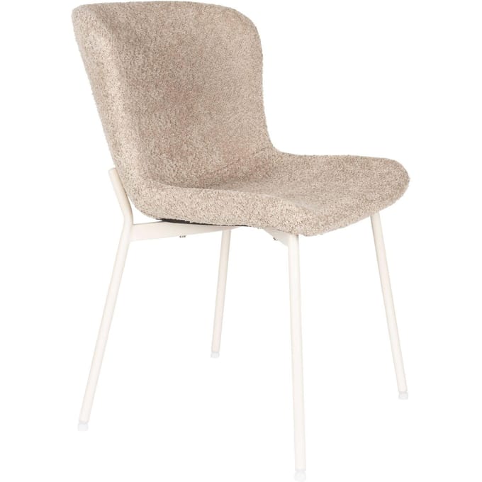 Housecraft Living Marion Eetkamerstoelen Bruin/ Beige - Set van 2