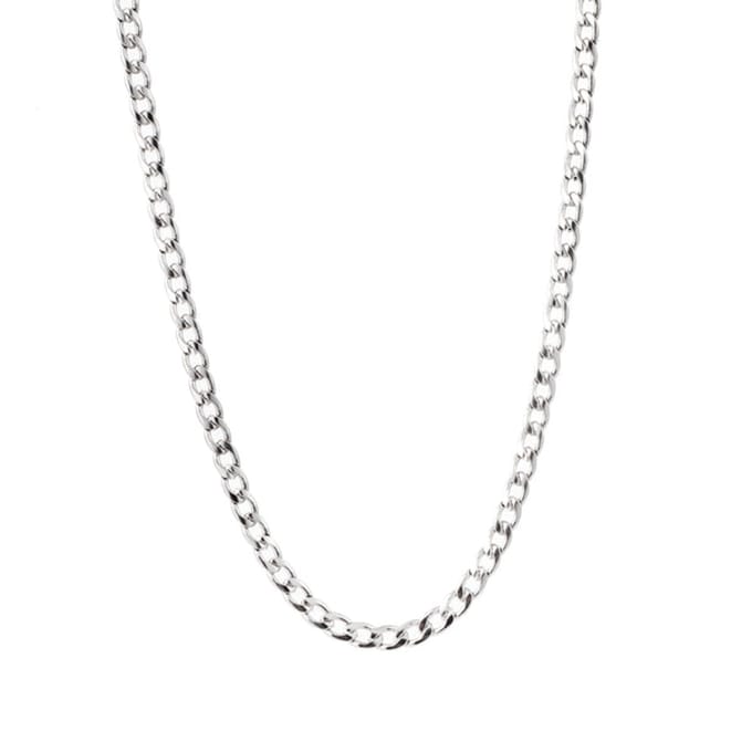 Go Dutch Label Ketting Schakel Zilver N1304-1