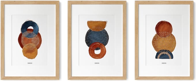 Fabrikten Posterset Artsy - 3 Posters - A4