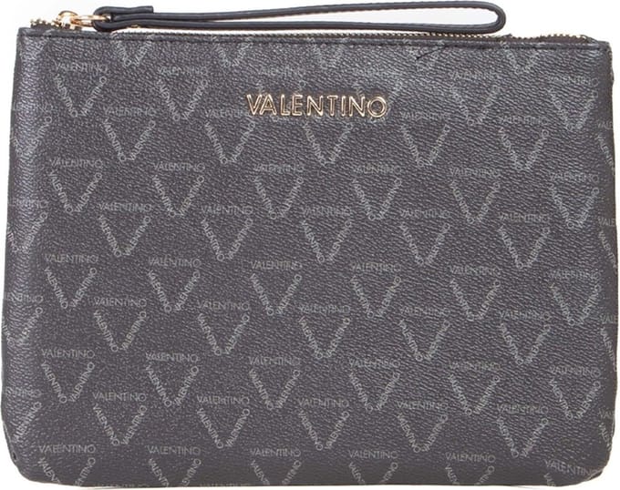 VALENTINO Toilettas Beauties Soft Cosmetic Case Nero / Multicolor Zwart