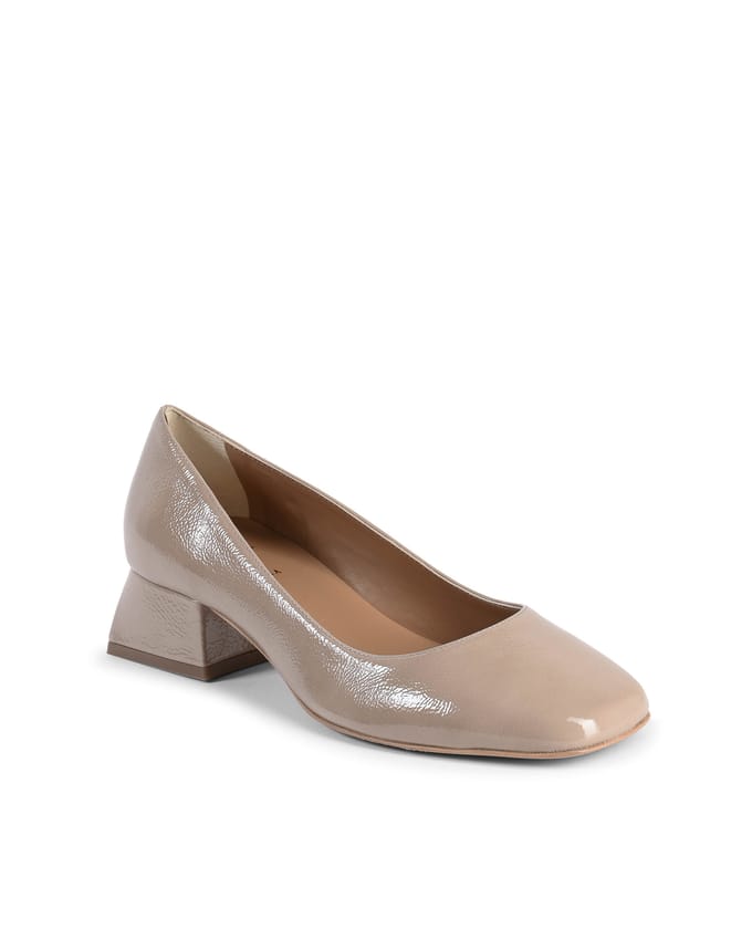 V Italia Ballerina met hak voor dames Sofia Naplack Cappuccino