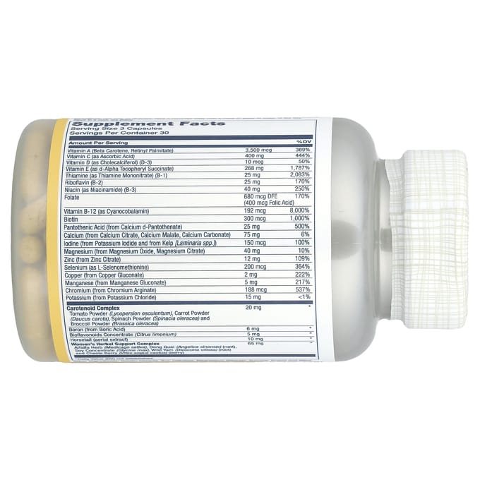 Vrouwen Gouden Multivitamine, 90 Capsules