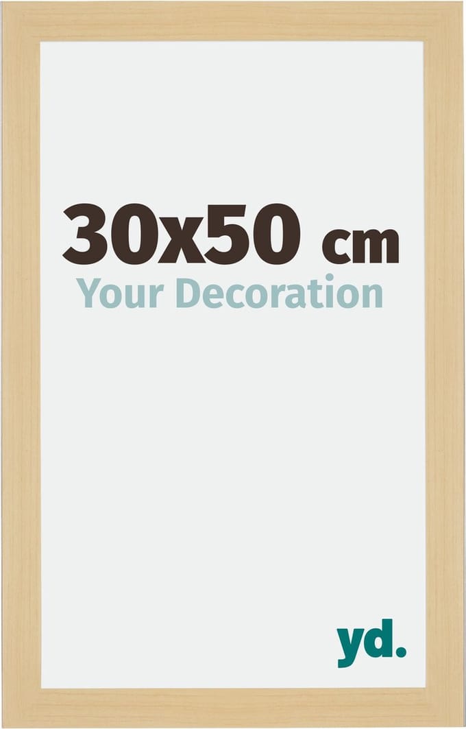 Your Decoration - Fotolijst 30x50 cm - MDF - Beuken Decor - Mura