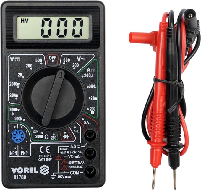 VOREL-Multimeter-digitaal-universeel