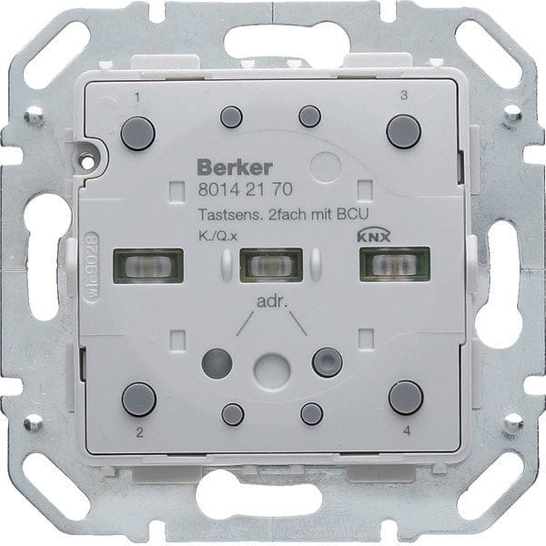Hager 2 Gang Drukknopmodule Met Buskoppelingseenheid - 80142170