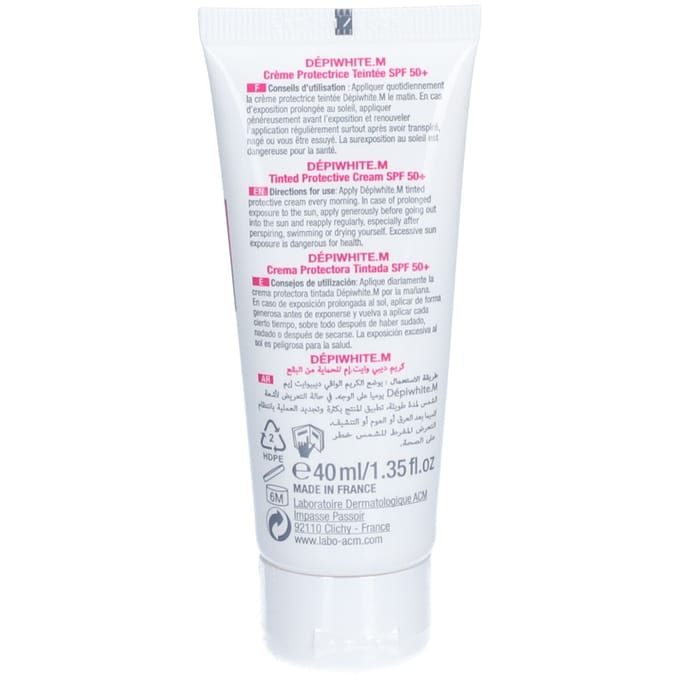 ACM Dépiwhite M Getinte Zonnecrème Anti Vlekken SPF50+ 40ml