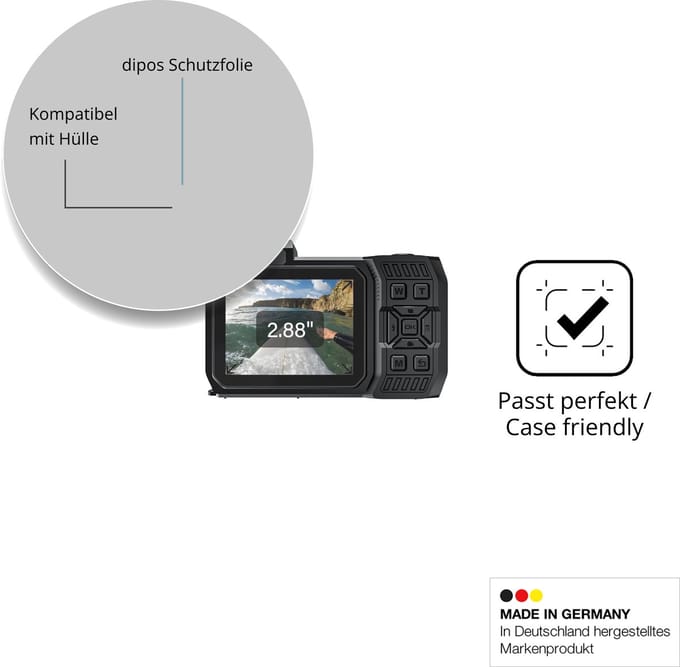 dipos – 4x Matte Beschermfolie geschikt voor Yixinxin UP018OR | Krasbestendige & antireflecterende Screenprotector Ultra-Thin