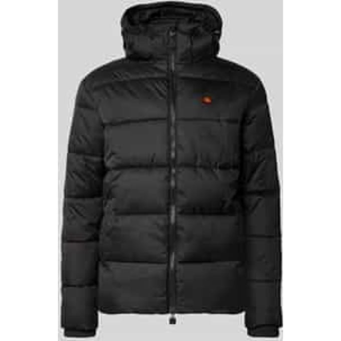 Regular fit gewatteerd jack met logostitching, model 'Paddero'