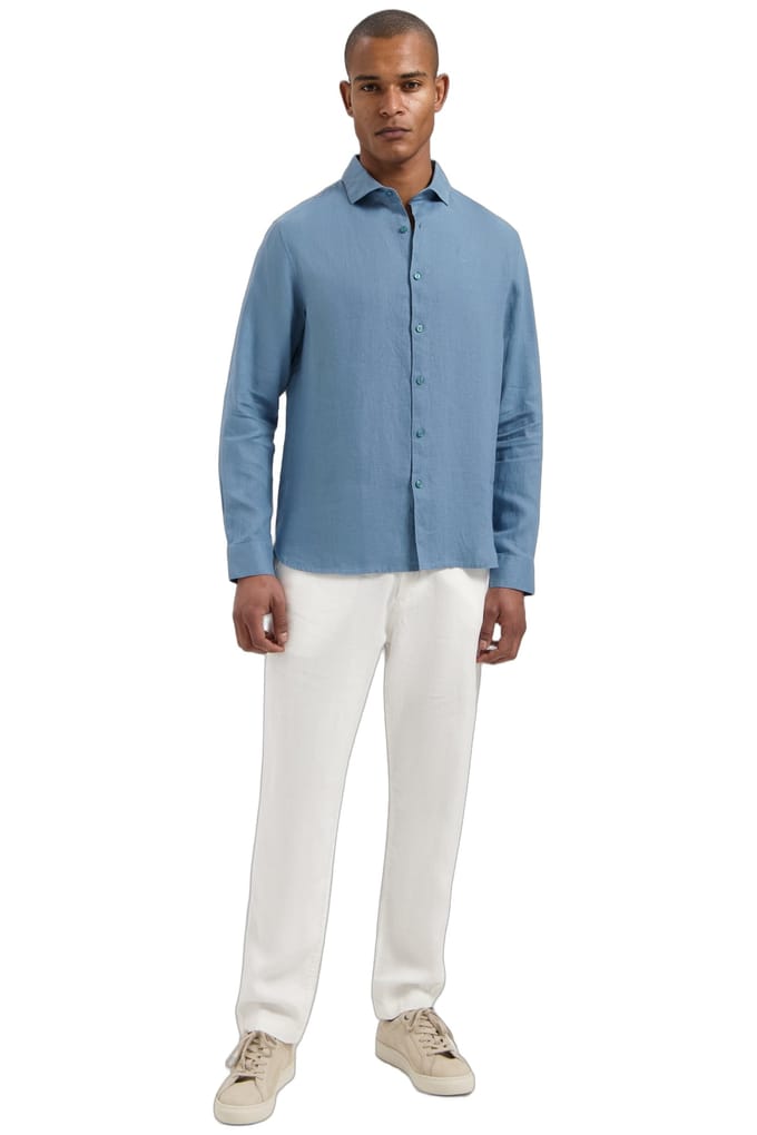 Dstrezzed Ds-jagger Shirt Provincial Blue Größe: M | Casual hemden Outlet | Herren | Blau