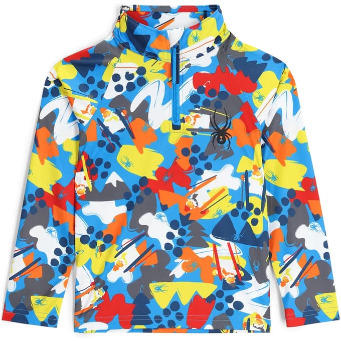 Kinderski jas 1/2 ritssluiting Spyder Glacial