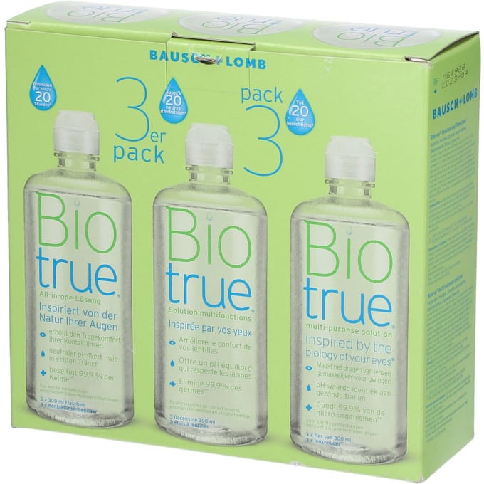 Biotrue multi-purpose solution Multipack - 3 x 300 ml - Lenzenvloeistof