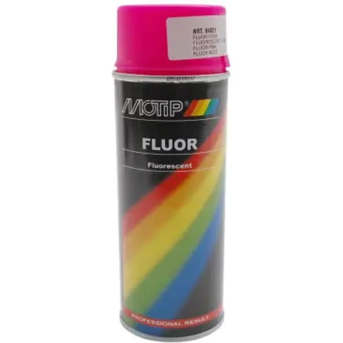 Motip Fluorescerende Lak Roze - 400 ml