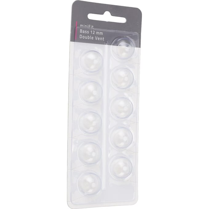 10 stuks Dubbele Ventilatie Bass Dome Accessoire Enkellaags Dubbele Ventilatie Siliconen Vervangende Domes voor Large Size 12mm