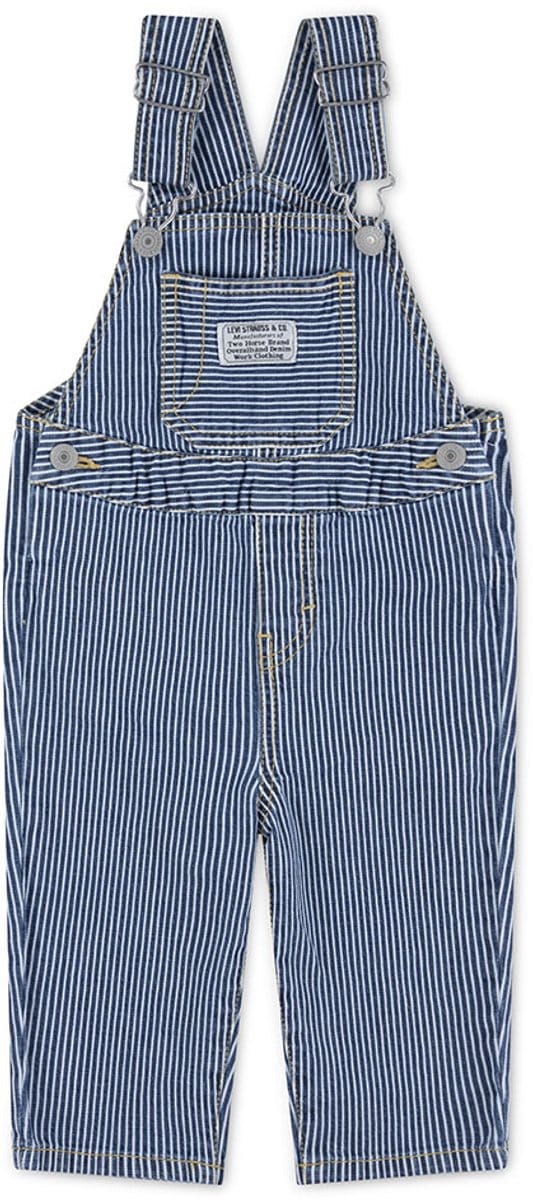 Levi´s ® Kids Railroad Stripe Playsuit Blauw 3 Months Jongens