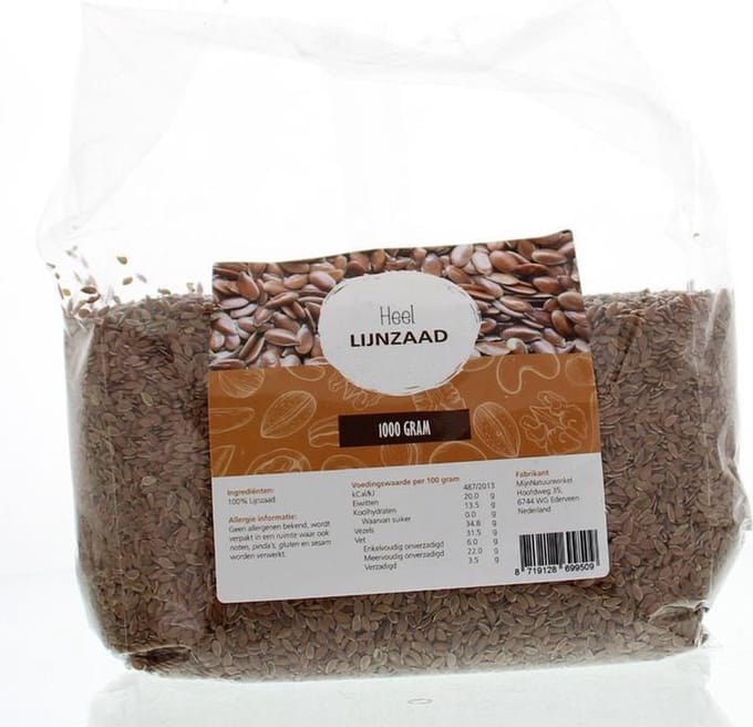 Mijnnatuurwinkel Lijnzaad heel 1 kg
