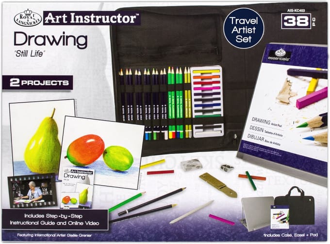 Royal Langnickel - Tekenset Art Instructor Small Clearview Set - AIS-DRW3104