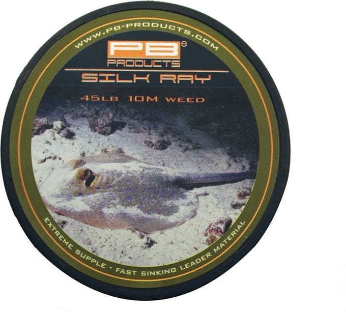 PB Products - Silk Ray Leader materiaal - 10 meter - Silt (45 lb)