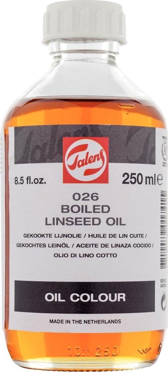 Talens Gekookte Lijnolie 026 Fles 250 ml
