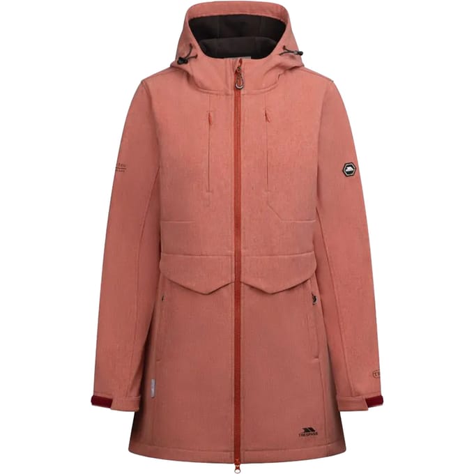 Trespass Dames/Dames Aylmer Zachte Shell Jas (Sienna gebrand Marl)