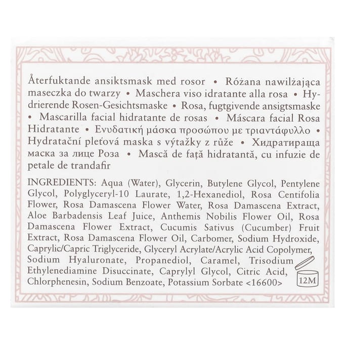 Fris, Roos, Gezicht Schoonheidsmasker, 1 fl oz (30 ml) white