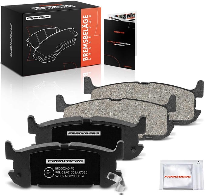 Frankberg 4x remblokken achteras voor Mazda MX-5 II NB 16L 18L