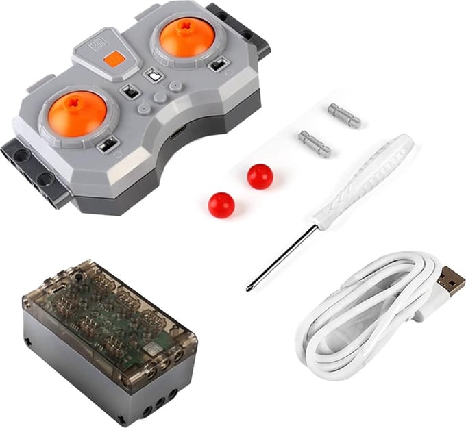 DW4Trading Afstandbestuurbare Power Module M0019 Voor 6 Motoren met Receiver, Controller en Lithium Batterij