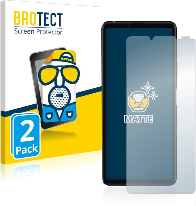 BROTECT - Screenprotector voor Sony Xperia 10 III / 10 III Lite - Folie Beschermfolie matte 2 Stuks