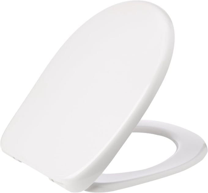 Afneembare WC-bril met Softclose Mechanisme, Universele Pasvorm, Wit