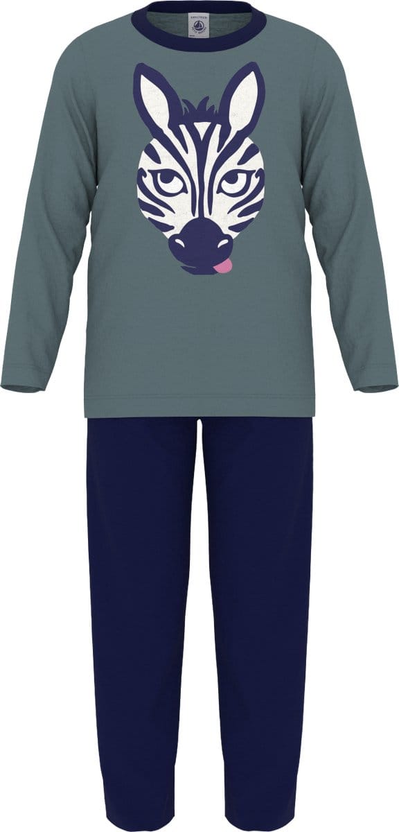 Petit Bateau Fluwelen kinderpyjama